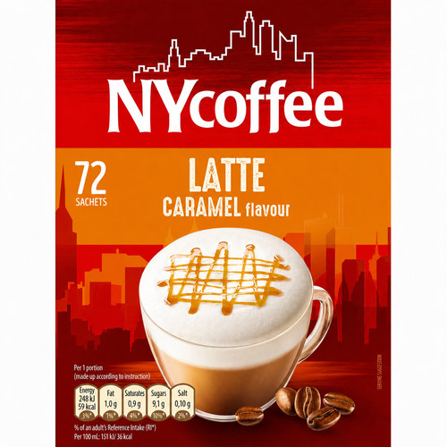 Nycoffee caramel latte instant - nycoffee,