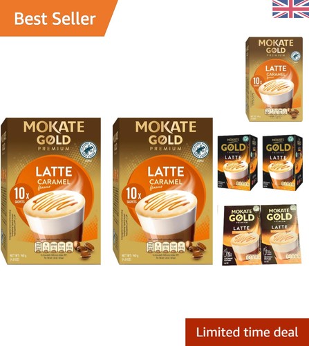 Gold latte caramel flavor - gold,