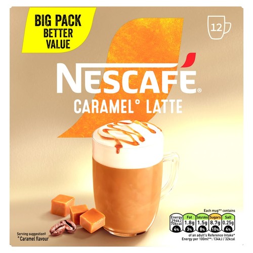 Caramel latte sachets - latte,