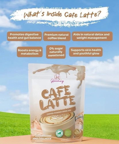 Cafe latte coffee - cafe, powder