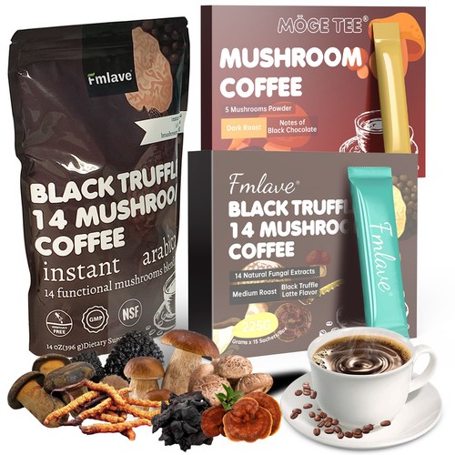 Organic mushroom coffee - mushroom,