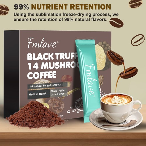 Mushroom coffee - mushroom,